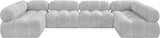 Ames Modern Boucle Fabric Sectional - Elevate Your Living Space with Stylish Modular Design Options