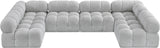 Ames Modern Boucle Fabric Sectional - Elevate Your Living Space with Stylish Modular Design Options