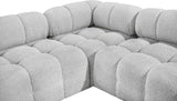 Ames Boucle Fabric Modular Sectional - Modern Sophistication for Your Stylish Living Space
