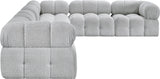 Ames Modular Sectional Sofa - Elevate Your Living Space with Elegant Boucle Fabric Design and Style