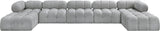 Ames Boucle Fabric Sectional - Modern Modular Design for Stylish Living Spaces and Endless Configurations