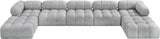 Ames Boucle Fabric Sectional - Modern Modular Design for Stylish Living Spaces and Endless Configurations