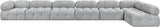 Ames Boucle Fabric Sectional - Modern Modular Design for Stylish Living Spaces and Endless Configurations