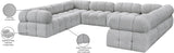 Ames Boucle Fabric Modular Sectional - Elevate Your Living Space with Stylish Modern Sophistication