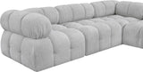 Ames Boucle Fabric Modular Sectional - Elevate Your Living Space with Stylish Modern Sophistication