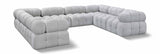 Ames Boucle Fabric Modular Sectional - Elevate Your Living Space with Stylish Modern Sophistication