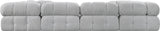 Ames Boucle Fabric Modular Sectional - Elevate Your Living Space with Stylish Modern Sophistication