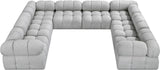 Ames Boucle Fabric Modular Sectional - Elevate Your Living Space with Stylish Modern Sophistication