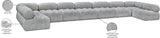 Ames Boucle Fabric Sectional - Modern Modular Design for Stylish Living Spaces and Endless Configurations
