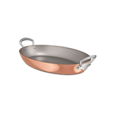 Mauviel M'Heritage M'150 S Copper Oval Pan With Cast Stainless Steel Handles