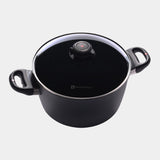 HD Nonstick Stock Pot with Glass Lid | Made in Switzerland