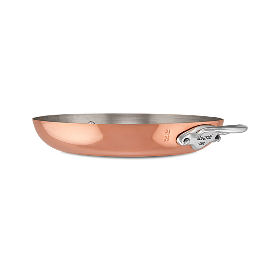 Mauviel M'Heritage M'150 S Round Pan With Cast Stainless Steel Handles