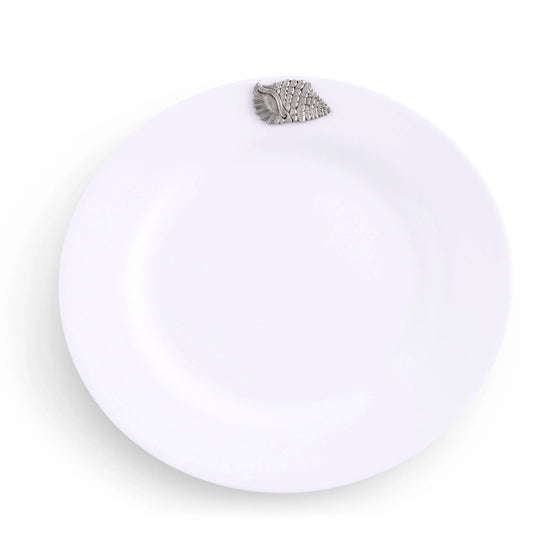 Sea Shell Melamine Lunch Plates - Set of 4