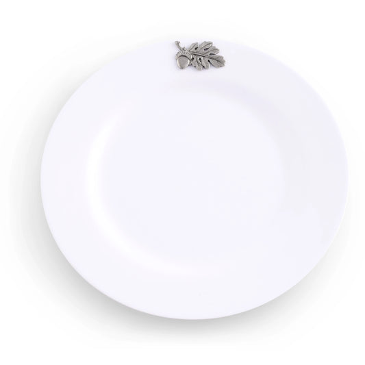 Oak Leaf Melamine Lunch Plates - Set of 4