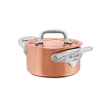 Mauviel M'MINIS Copper Stewpan With Stainless Steel Handles, 0.34-Quart