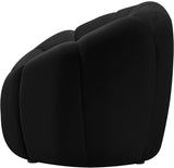 Elijah Modern Velvet Chair with Deep Channel Tufting and Plush Comfort for Contemporary Spaces