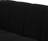 Elijah Modern Velvet Chair with Deep Channel Tufting and Plush Comfort for Contemporary Spaces