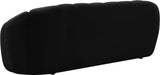 Elijah Modern Velvet Sofa with Deep Channel Tufting - Luxurious Comfort for Contemporary Spaces