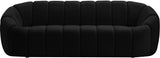 Elijah Modern Velvet Sofa with Deep Channel Tufting - Luxurious Comfort for Contemporary Spaces