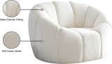 Elijah Modern Velvet Chair with Deep Channel Tufting and Plush Comfort for Contemporary Spaces