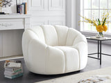 Elijah Modern Velvet Chair with Deep Channel Tufting and Plush Comfort for Contemporary Spaces