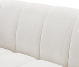 Elijah Modern Velvet Chair with Deep Channel Tufting and Plush Comfort for Contemporary Spaces