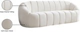 Elijah Modern Velvet Sofa with Deep Channel Tufting - Luxurious Comfort for Contemporary Spaces