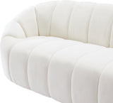 Elijah Modern Velvet Sofa with Deep Channel Tufting - Luxurious Comfort for Contemporary Spaces