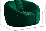 Elijah Modern Velvet Chair with Deep Channel Tufting and Plush Comfort for Contemporary Spaces