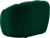Elijah Modern Velvet Chair with Deep Channel Tufting and Plush Comfort for Contemporary Spaces