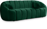 Elijah Modern Velvet Sofa with Deep Channel Tufting - Luxurious Comfort for Contemporary Spaces
