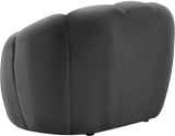 Elijah Modern Velvet Chair with Deep Channel Tufting and Plush Comfort for Contemporary Spaces