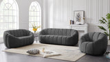 Elijah Modern Velvet Chair with Deep Channel Tufting and Plush Comfort for Contemporary Spaces