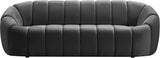 Elijah Modern Velvet Sofa with Deep Channel Tufting - Luxurious Comfort for Contemporary Spaces