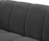 Elijah Modern Velvet Sofa with Deep Channel Tufting - Luxurious Comfort for Contemporary Spaces