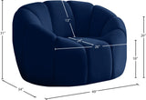 Elijah Modern Velvet Chair with Deep Channel Tufting and Plush Comfort for Contemporary Spaces