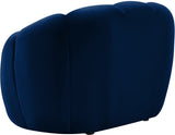 Elijah Modern Velvet Chair with Deep Channel Tufting and Plush Comfort for Contemporary Spaces