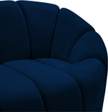 Elijah Modern Velvet Chair with Deep Channel Tufting and Plush Comfort for Contemporary Spaces