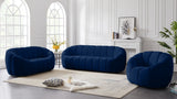 Elijah Modern Velvet Chair with Deep Channel Tufting and Plush Comfort for Contemporary Spaces