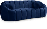 Elijah Modern Velvet Sofa with Deep Channel Tufting - Luxurious Comfort for Contemporary Spaces