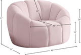 Elijah Modern Velvet Chair with Deep Channel Tufting and Plush Comfort for Contemporary Spaces