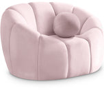 Elijah Modern Velvet Chair with Deep Channel Tufting and Plush Comfort for Contemporary Spaces