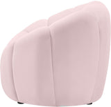 Elijah Modern Velvet Chair with Deep Channel Tufting and Plush Comfort for Contemporary Spaces
