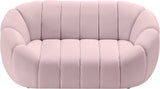 Elijah Contemporary Loveseat - Modern Comfort with Deep Channel Tufting and Chic Design Elements