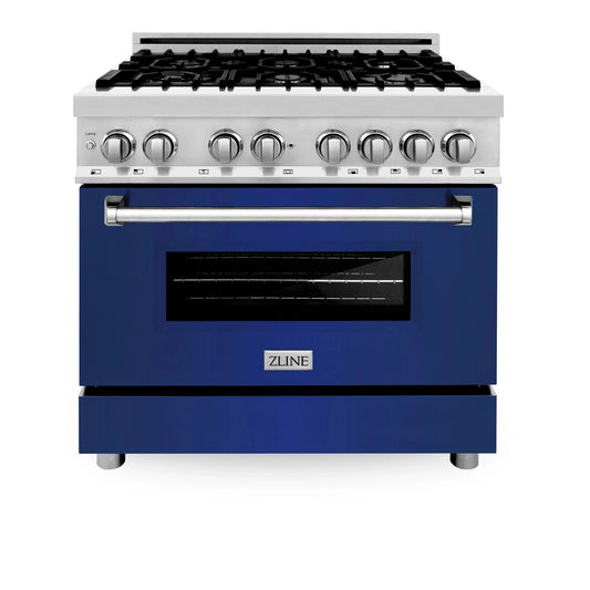 ZLINE 36" Bundle Range RA-BG-36 & Range Hood KB-36, 2KP-RABGRH36