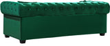 Bowery Contemporary Loveseat with Stylish Tufted Velvet Upholstery and Elegant Nailhead Trim