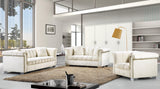 Kayla Contemporary Chair with Stylish Velvet Upholstery and Sleek Chrome Legs - Perfect for Any Home