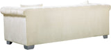 Kayla Velvet Loveseat - Chic Contemporary Design with Stylish Chrome Legs and Plush Throw Pillows