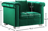 Kayla Contemporary Chair with Stylish Velvet Upholstery and Sleek Chrome Legs - Perfect for Any Home
