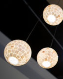 Finhorn 3-Light Round Multi-Drop Pendant